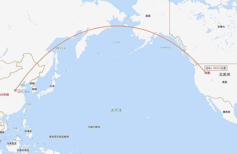为什么中国飞美国的航班，不敢横跨太平洋直达美国？